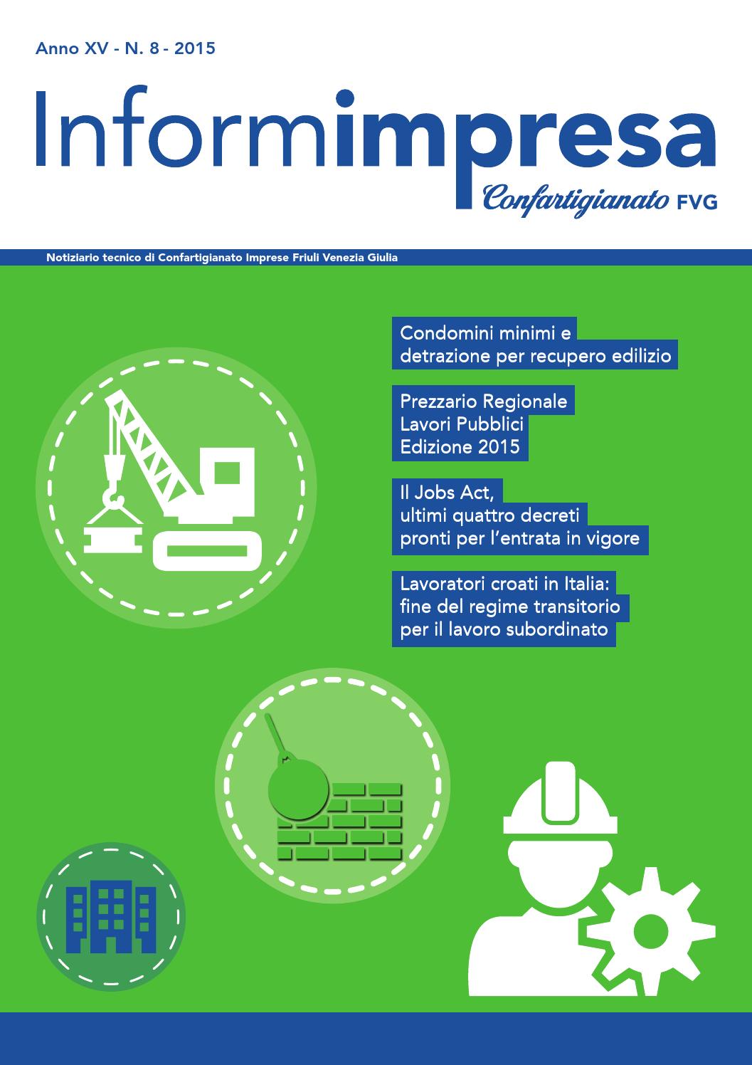 Informimpresa N 8 2015 By Confartigianato Imprese Udine Issuu