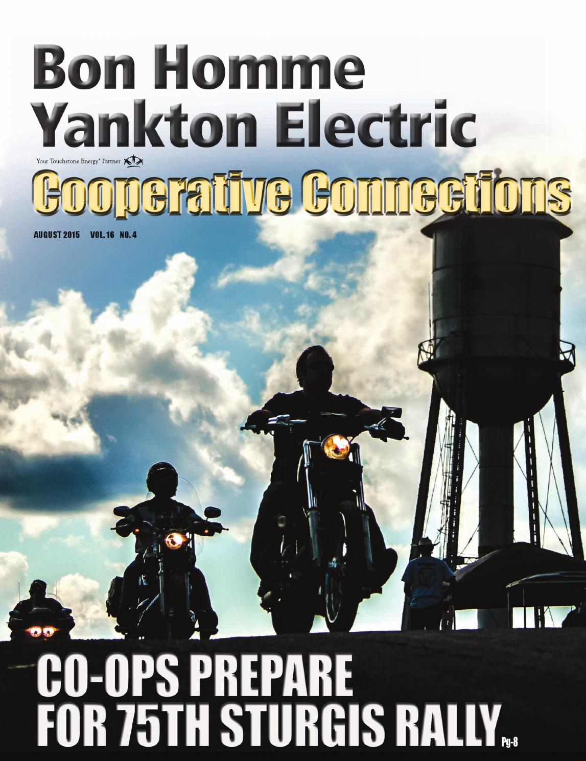 Bon Homme Yankton Electric Cooperative Connections August 2015 by Bon