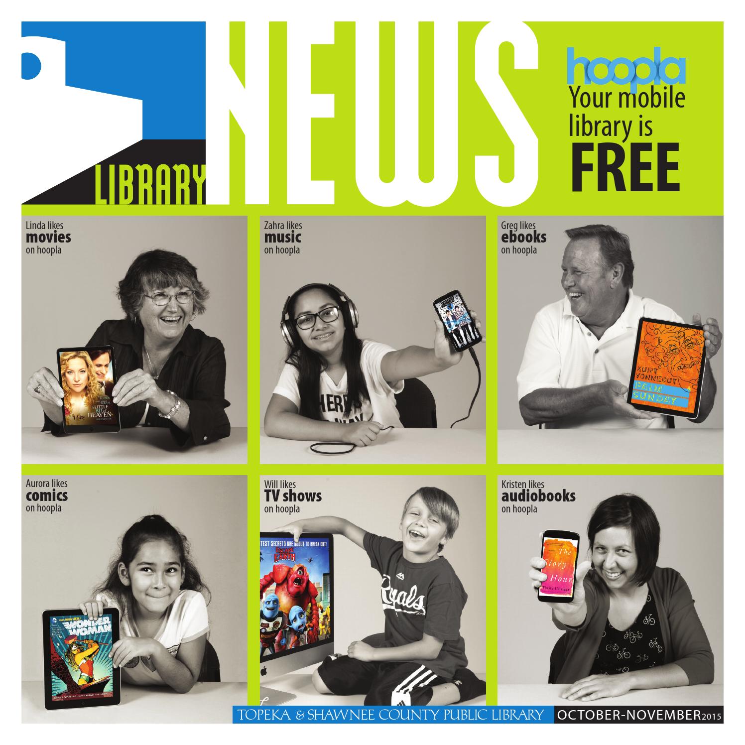 Library News OctNov 2015 by Topeka and Shawnee County Public Library