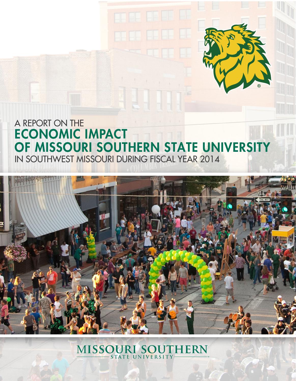 2015 MSSU Economic Impact by Missouri Southern State University Issuu