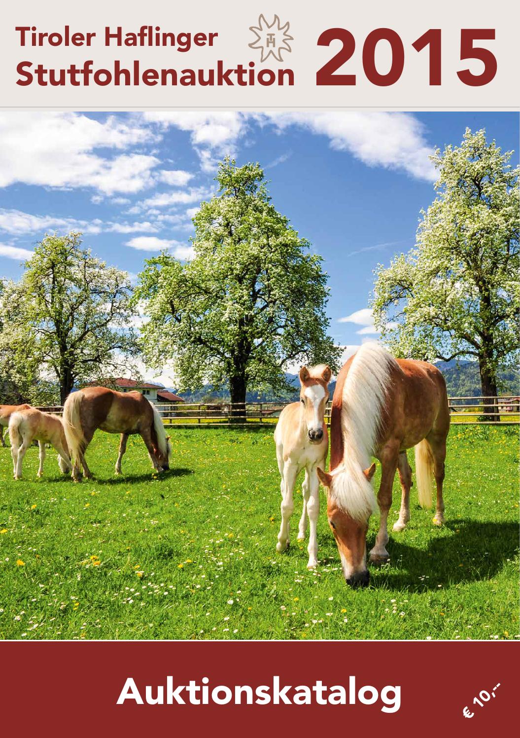 Katalog Tiroler Haflinger Stutfohlenauktion 2015 by Issuu