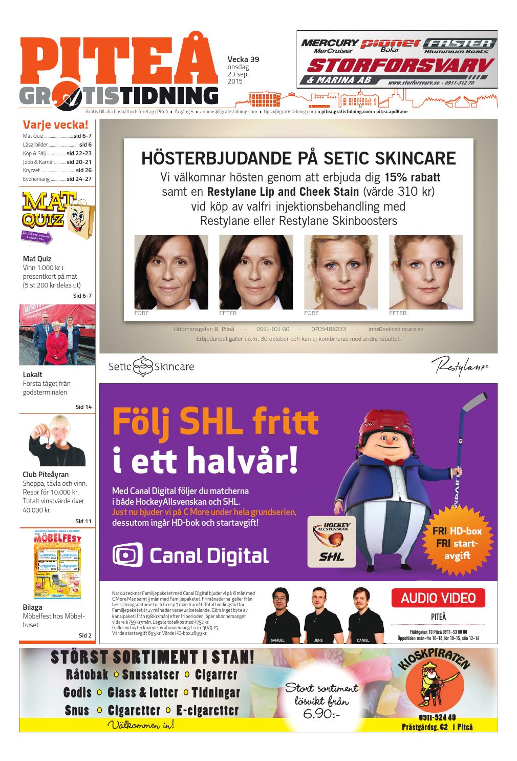 Piteå Gratistidning u0026 Möbelhuset bilaga by Svenska