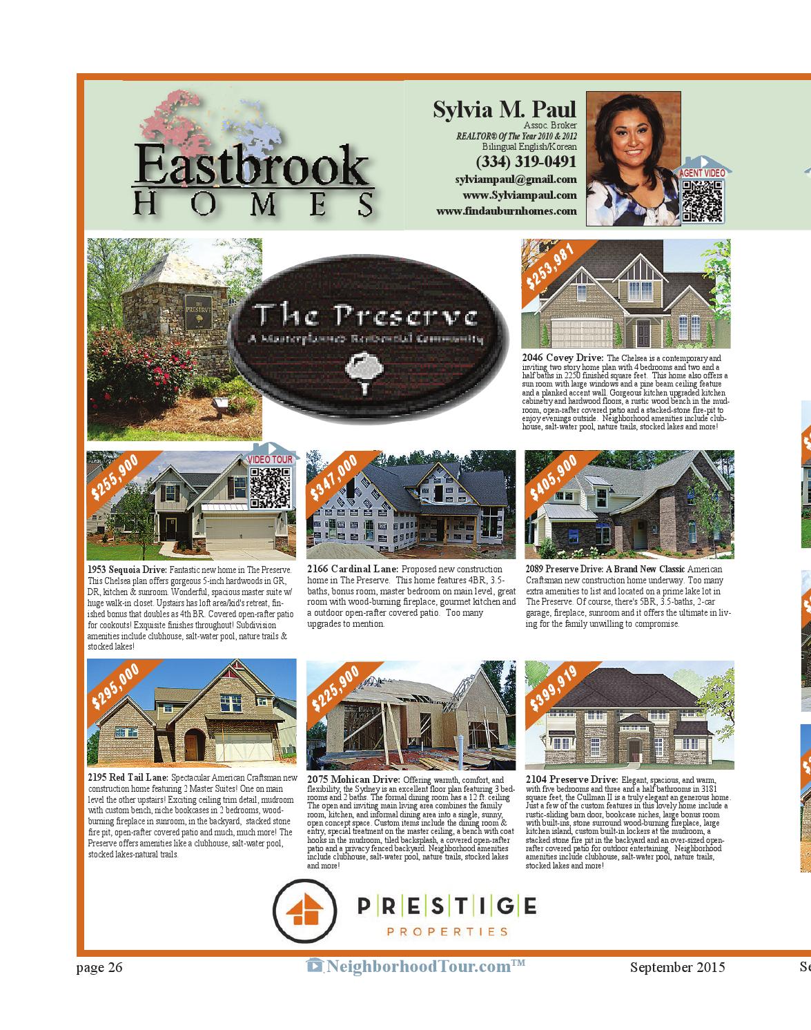 Nht Auburn Opelika September 2015 By Neighborhoodtour Com Issuu