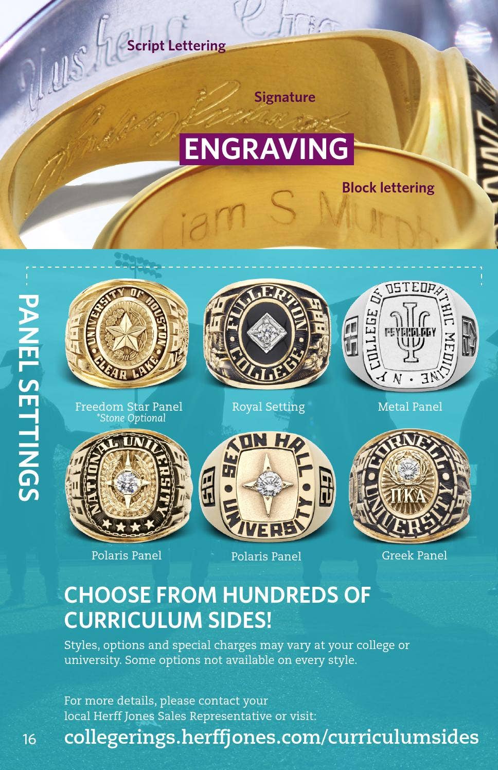 Herff Jones College Ring Catalog 2016 by Herff Jones Issuu