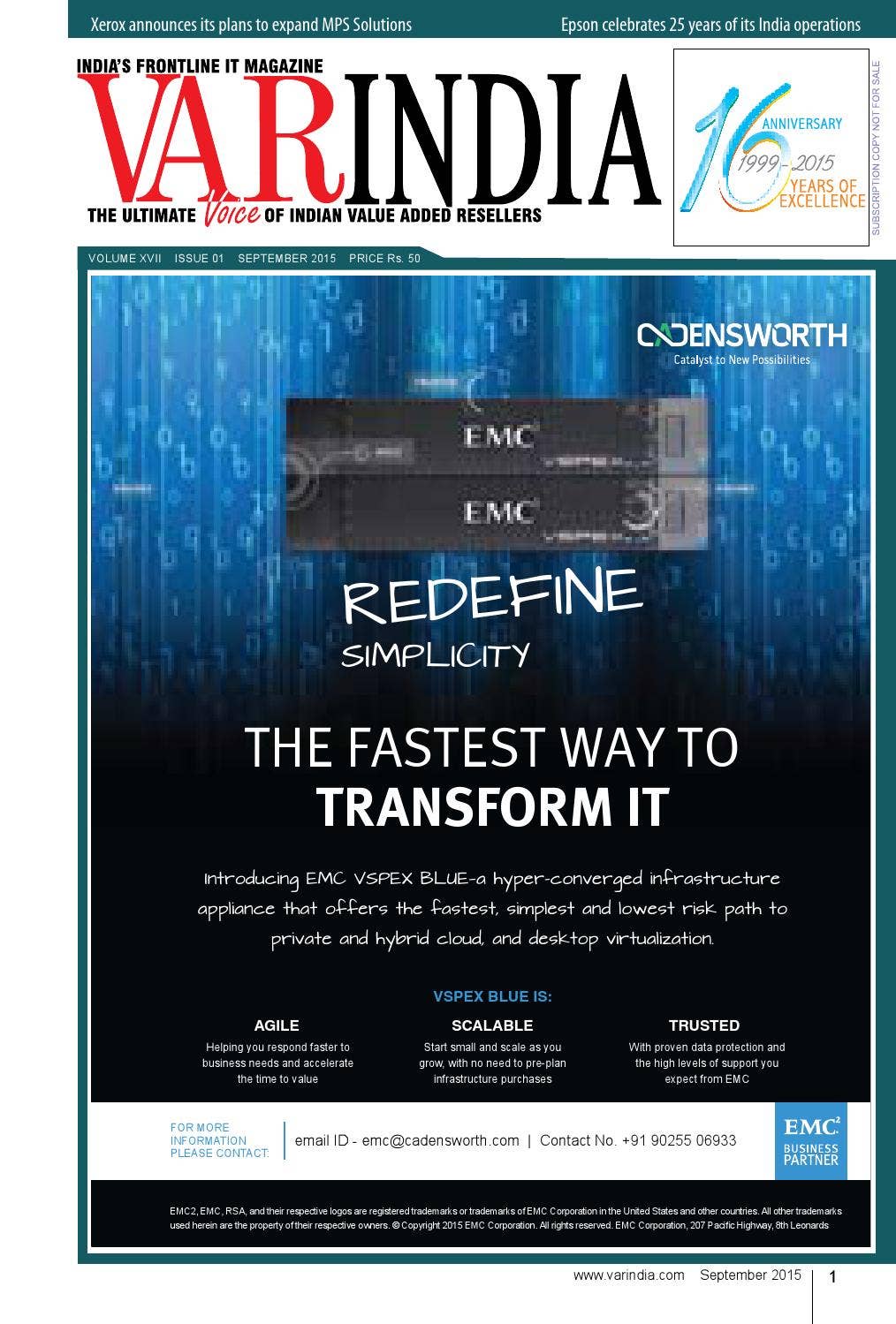 September 2015, VARINDIA E-Magazine by VarIndia - Issuu, image size:1014x1499