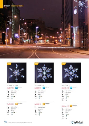 ADAMLIGHTS Adam Decolight Christmas 灯饰目录 2015/ 2016 Nordhs Design SWE 第 16 页