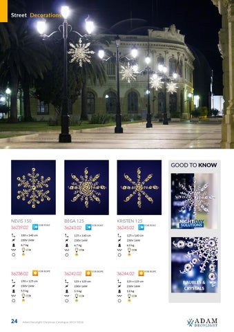 ADAMLIGHTS Adam Decolight Christmas 灯饰目录 2015/ 2016 Nordhs Design SWE 第 24 页
