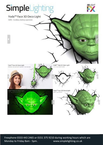 Starwars × Marvel 3D Wall 灯具 By Simple 灯饰 第 13 页