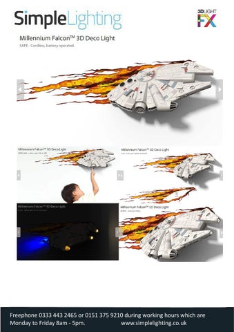 Starwars × Marvel 3D Wall 灯具 By Simple 灯饰 第 9 页
