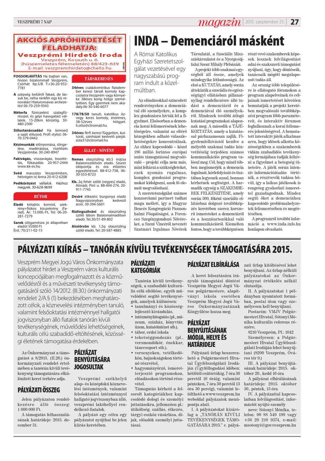 Társkereső komód