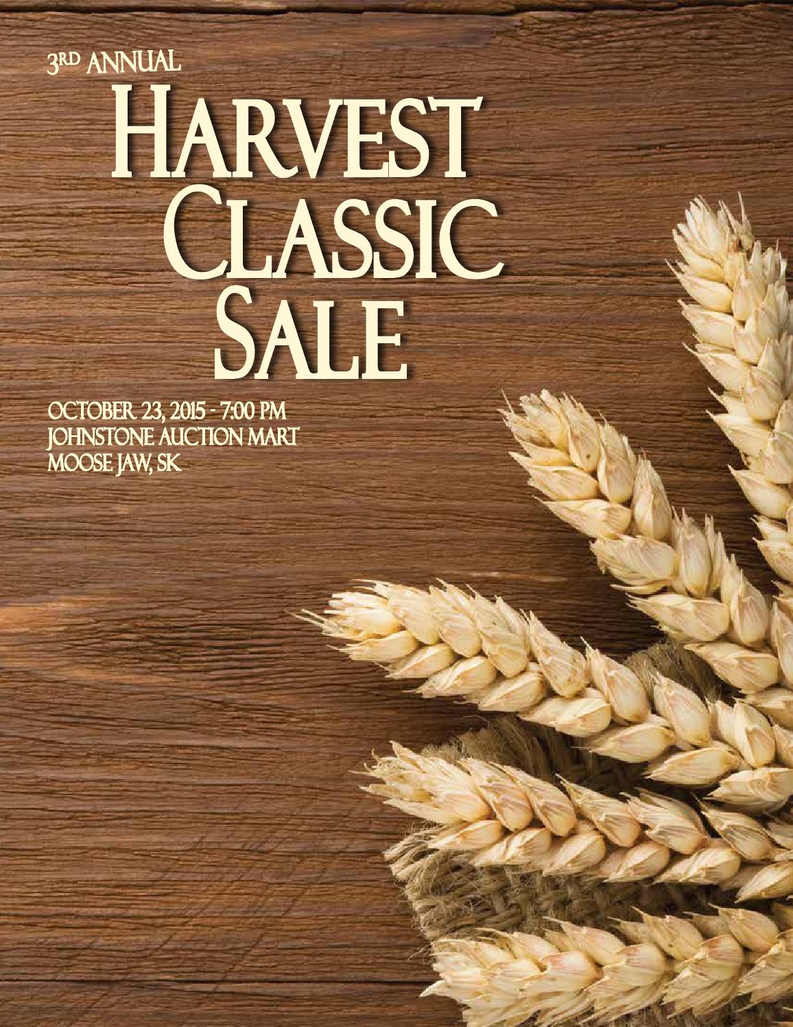 Harvest Classic Angus Sale 2015 by Bohrson Marketing Services Ltd. Issuu