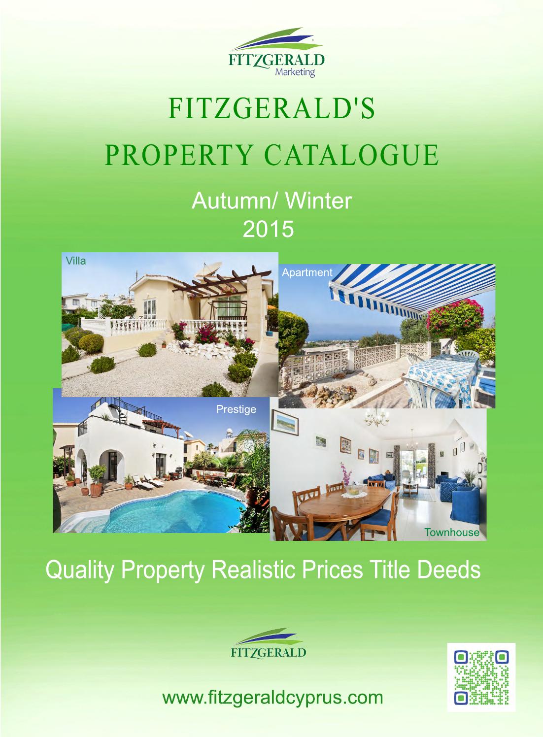 Cyprus Property Catalogue Autumn Winter 2015 by D.Fitzgerald