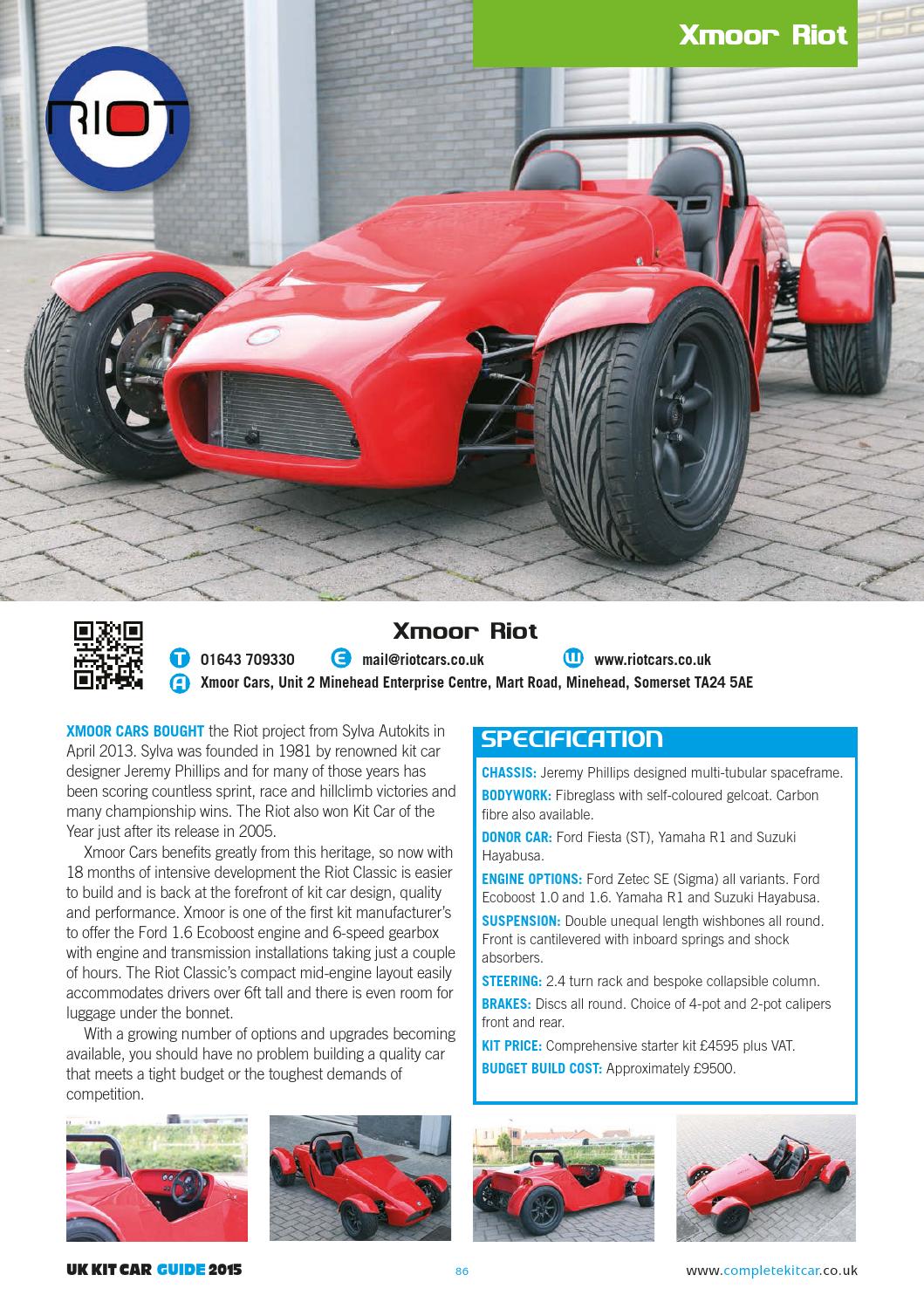 UK Kit Car Guide 2015 by Panda Creative Ltd Issuu