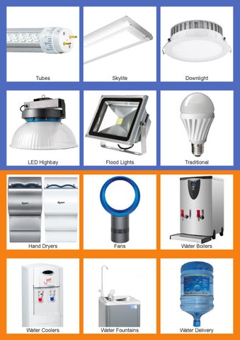 OneFruit Group 灯饰目录 · 2014 - LED 灯饰 , Hand Dryers × Water Coolers 第 13 页