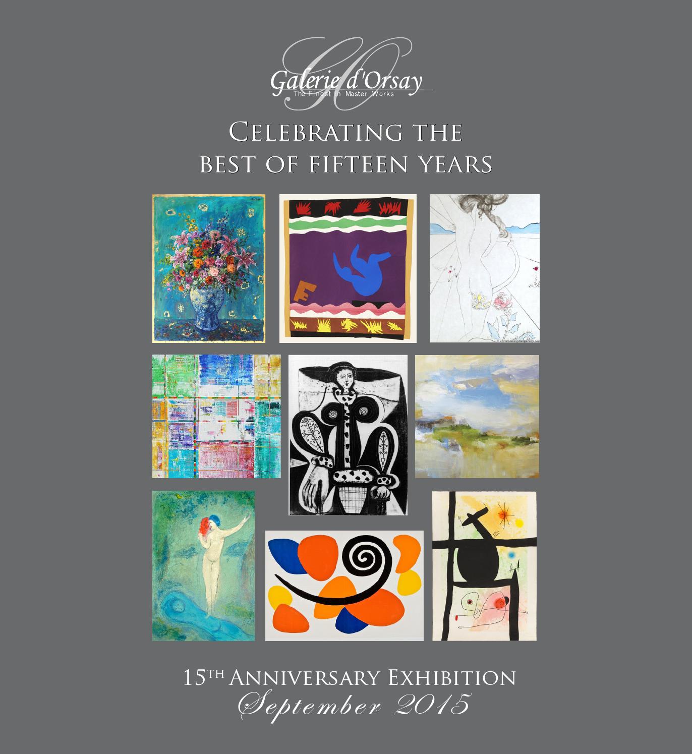 15th Anniversary Catalog by Galerie d'Orsay Issuu