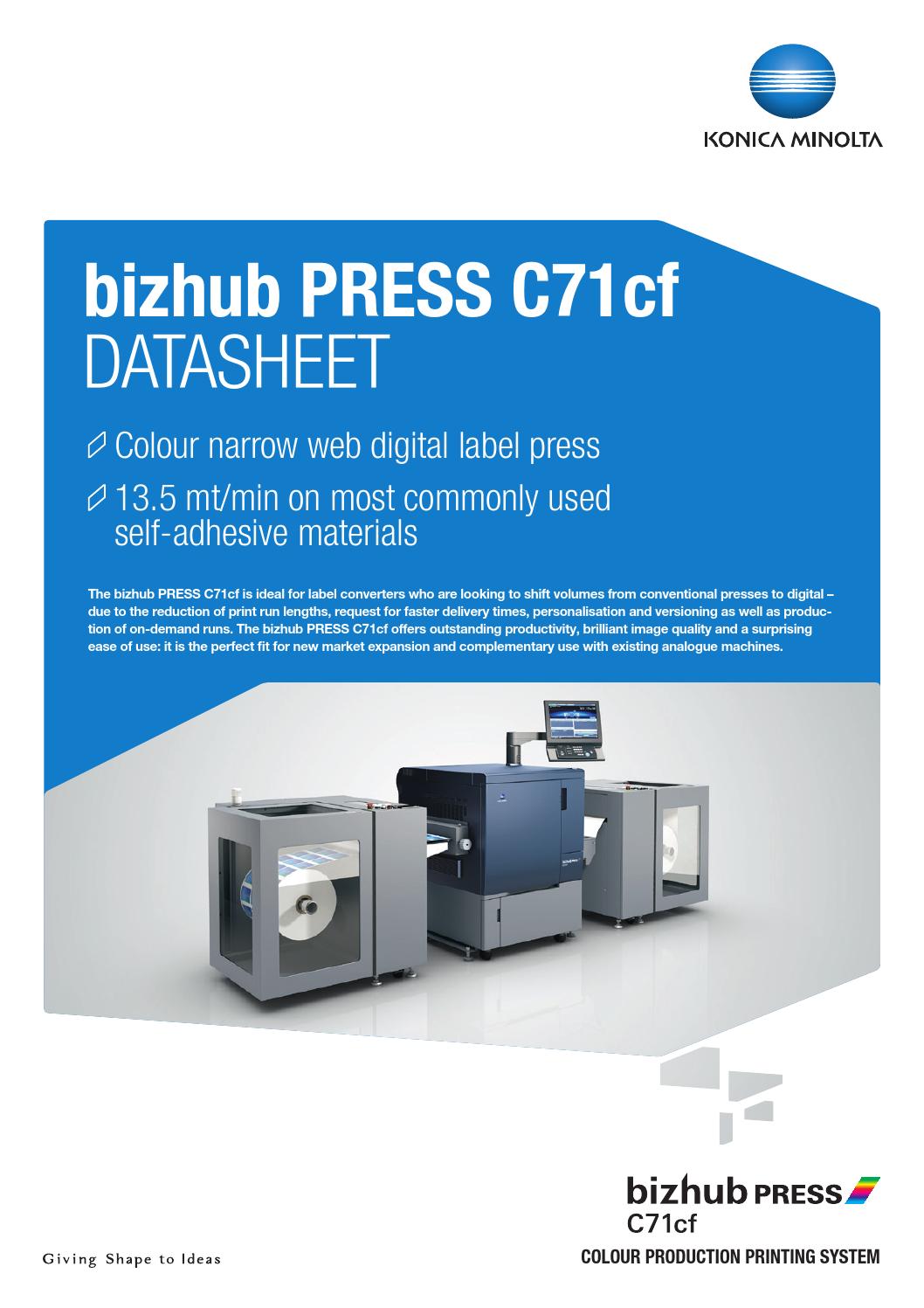 konica minolta label printer