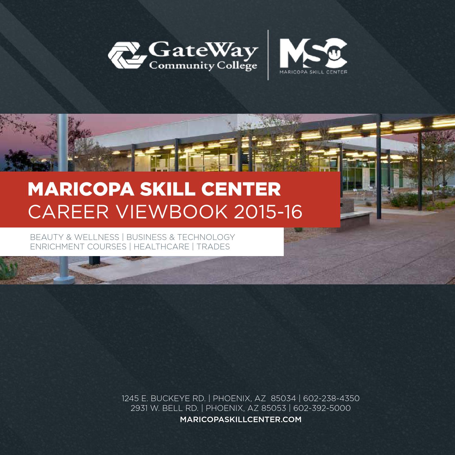 Career Viewbook 20152016 by The Maricopa Community Colleges Issuu