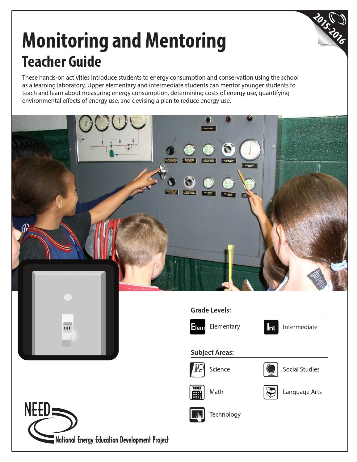 Monitoring mentoring teacher guide by NEED Project Issuu