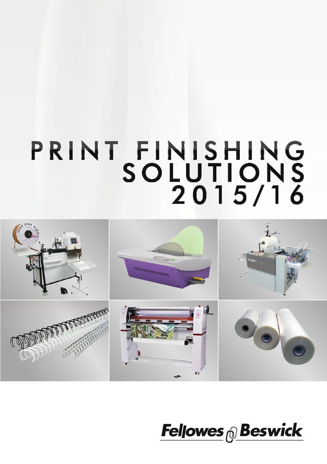 Fellowes Print Finishing Solutions 2015/16 by Antony Gaitanelis Issuu