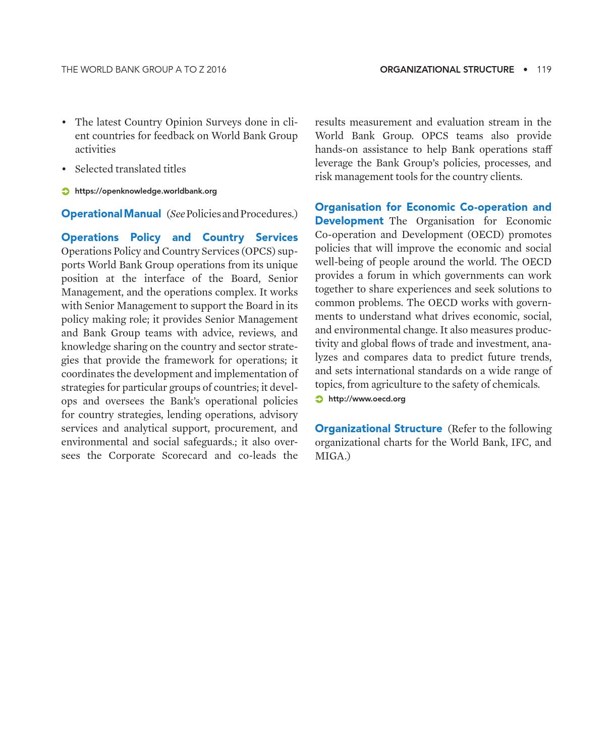 The World Bank Group A To Z 2016 By World Bank Group Publications