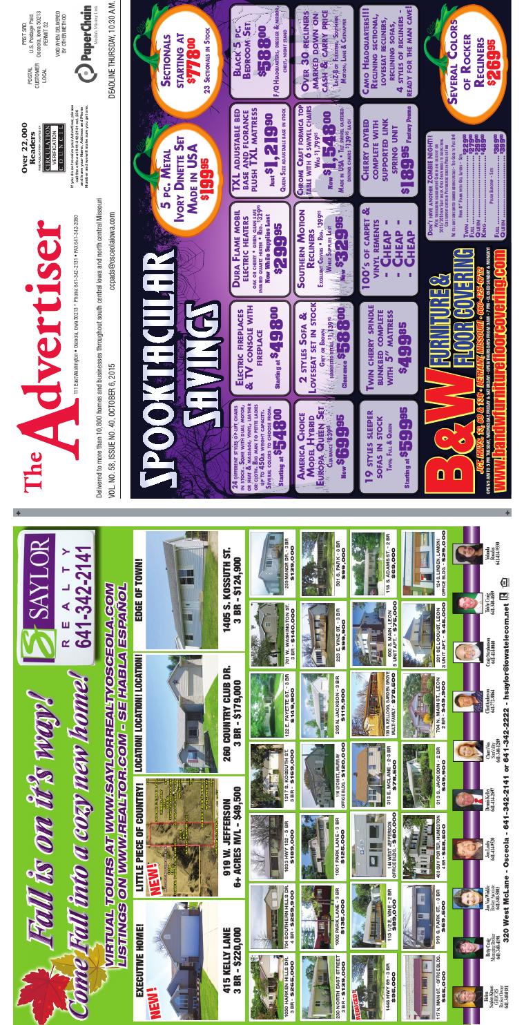 Adv 10 06 2015 By Shaw Media Issuu