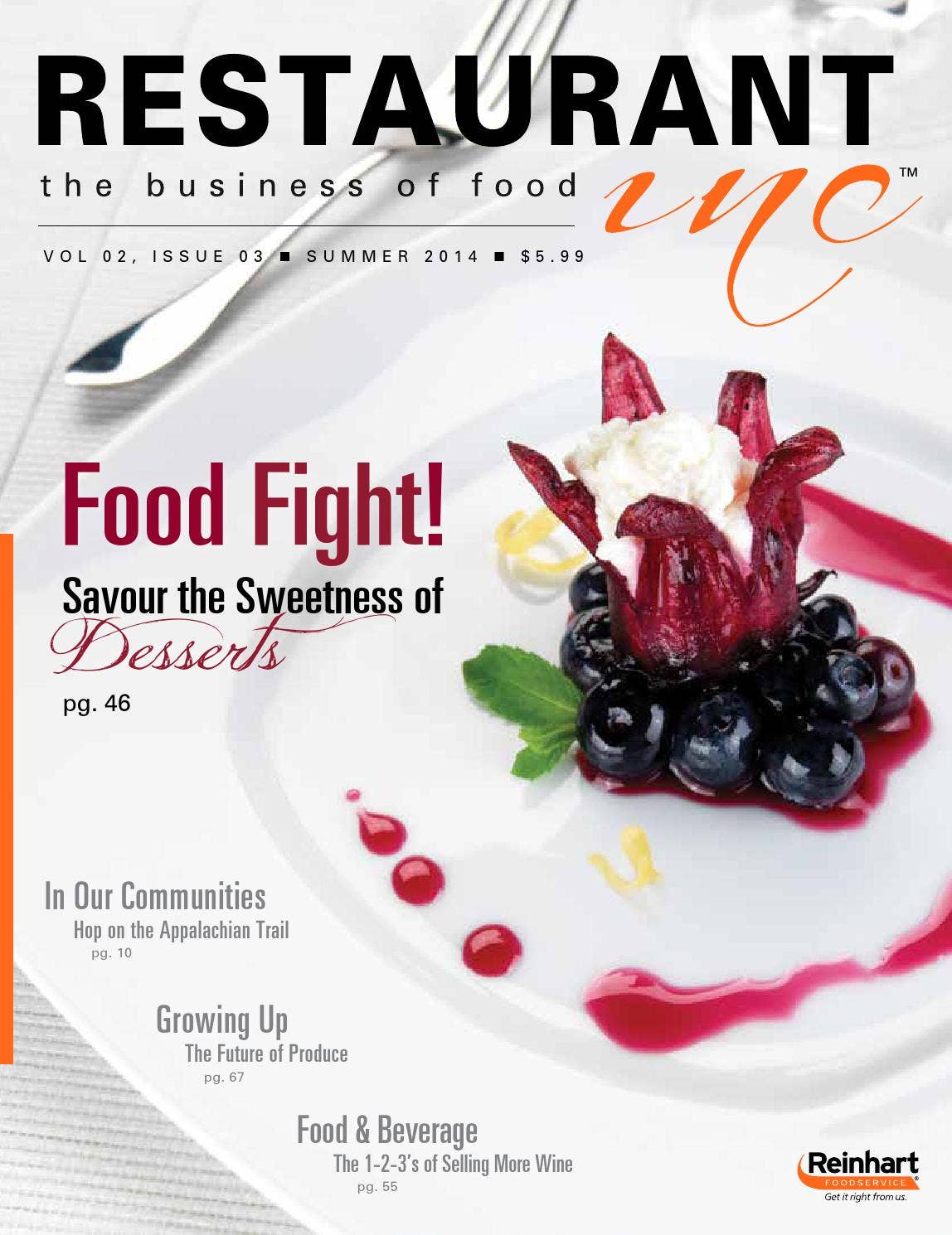 Restaurant Inc. Summer 2014 by Performance & Reinhart Foodservice