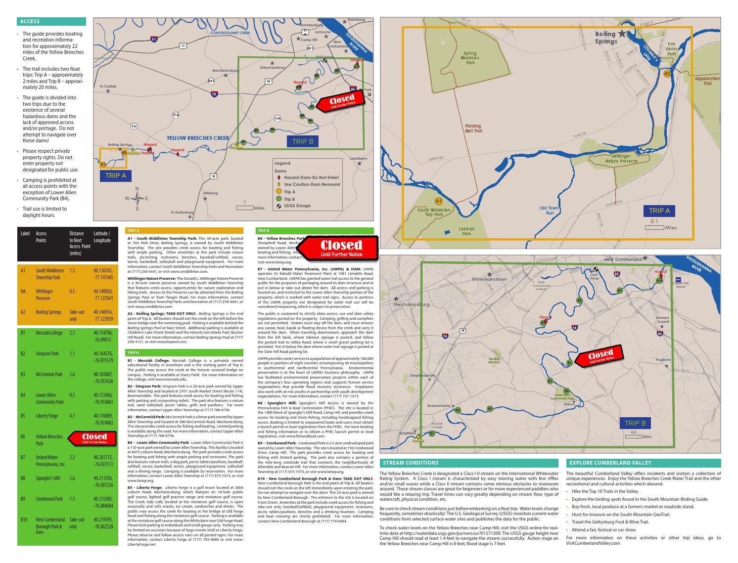 Yellow Breeches Creek Water Trail Guide by Ashley Kurtz Issuu