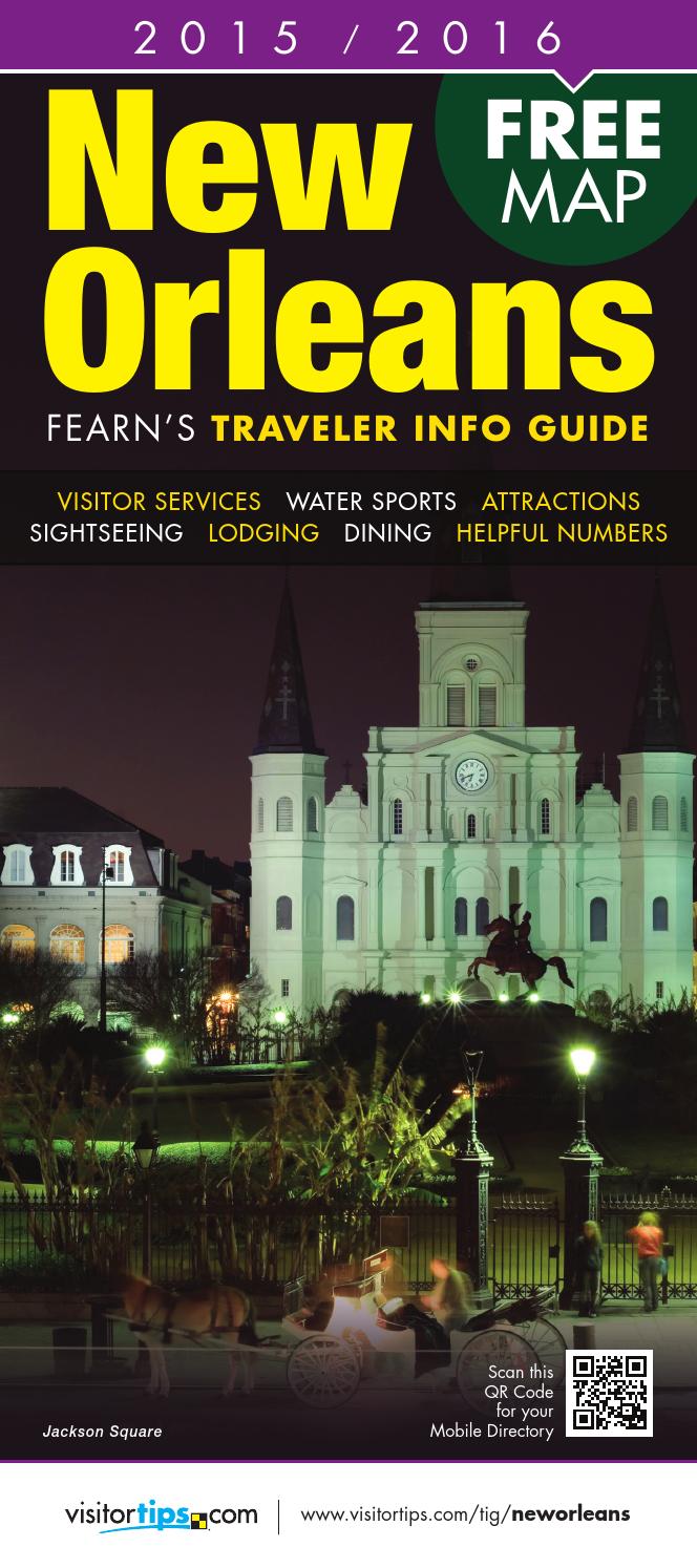 2015 / 2016 New Orleans Traveler Info Guide by Certified Folder Display