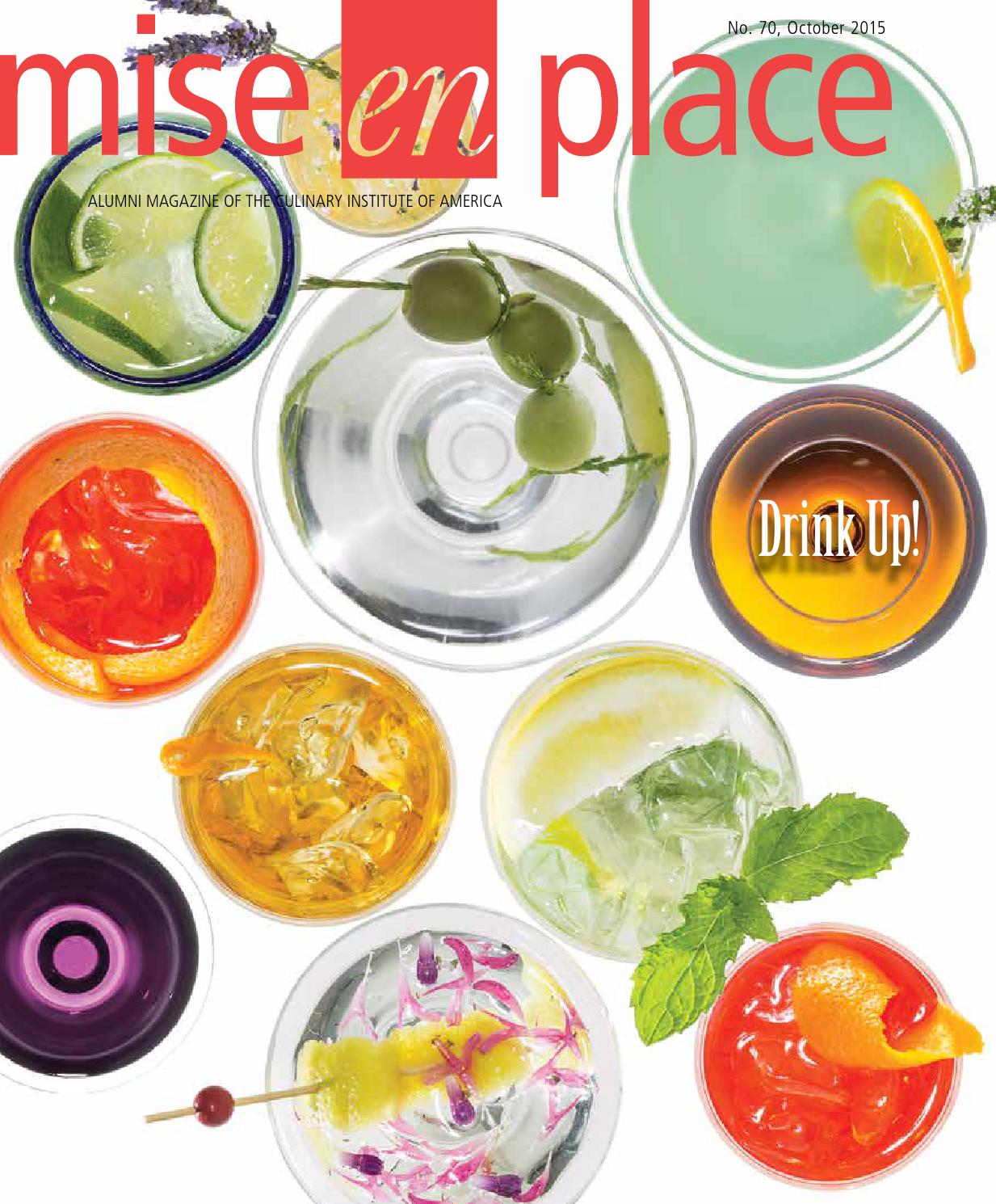 Mise en Place Issue 70 Drink Up by The Culinary Institute