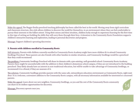 Community Seedlings - Public Relations Campaign 第 15 页
