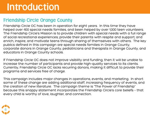 The Friendship Circle OC - Public Relations Campaign 第 8 页