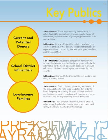 Literacy 工程 Foundation - Public Relations Campaign 第 13 页