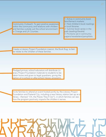 Literacy 工程 Foundation - Public Relations Campaign 第 21 页