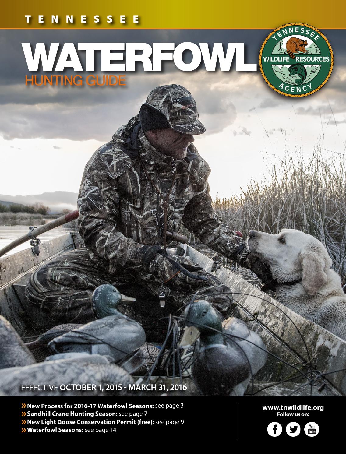 TN Waterfowl Guide 20152016 by Bingham Group Issuu