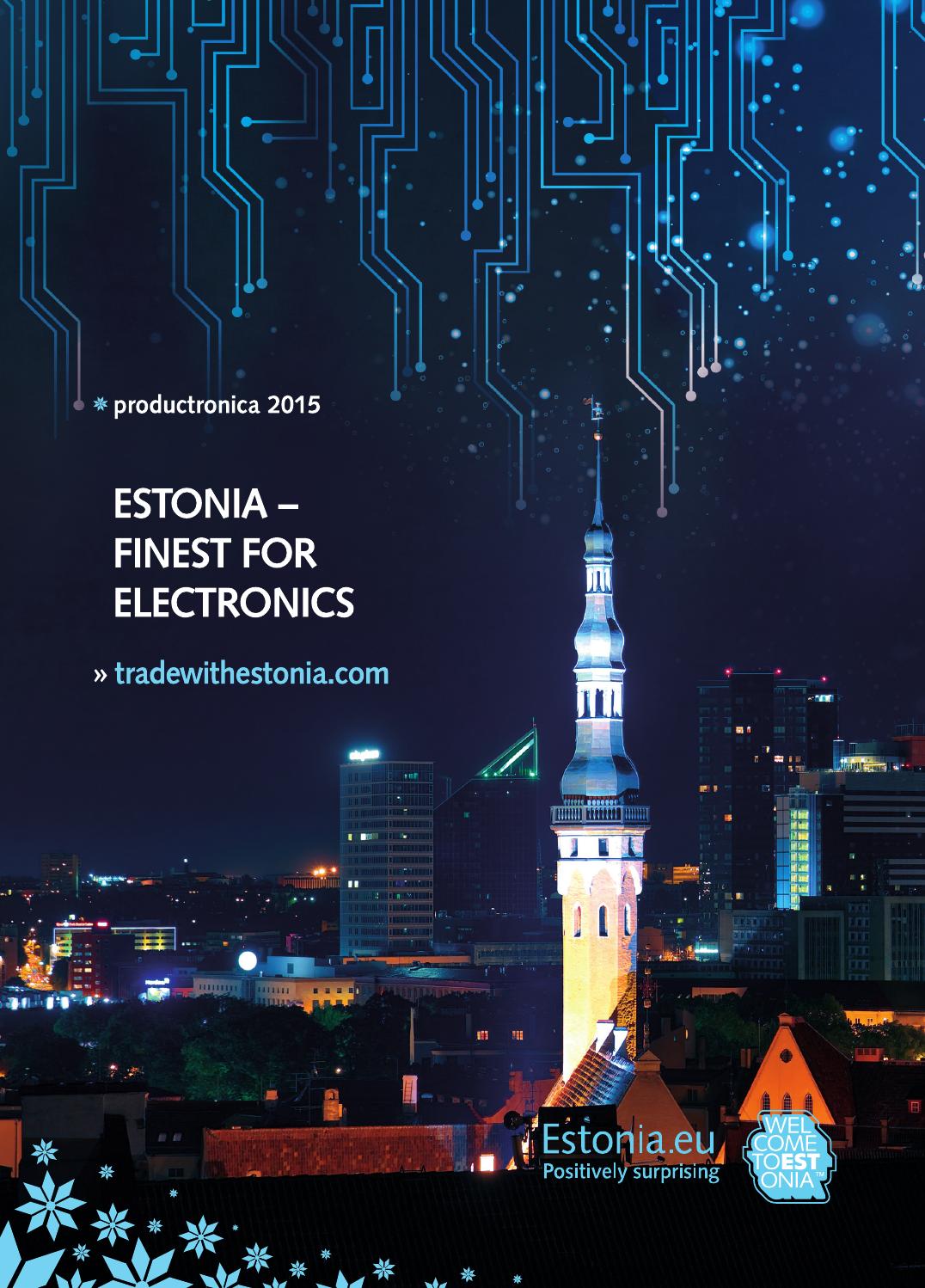 Estonia - finest for electronics / productronica 2015 by EAS ...