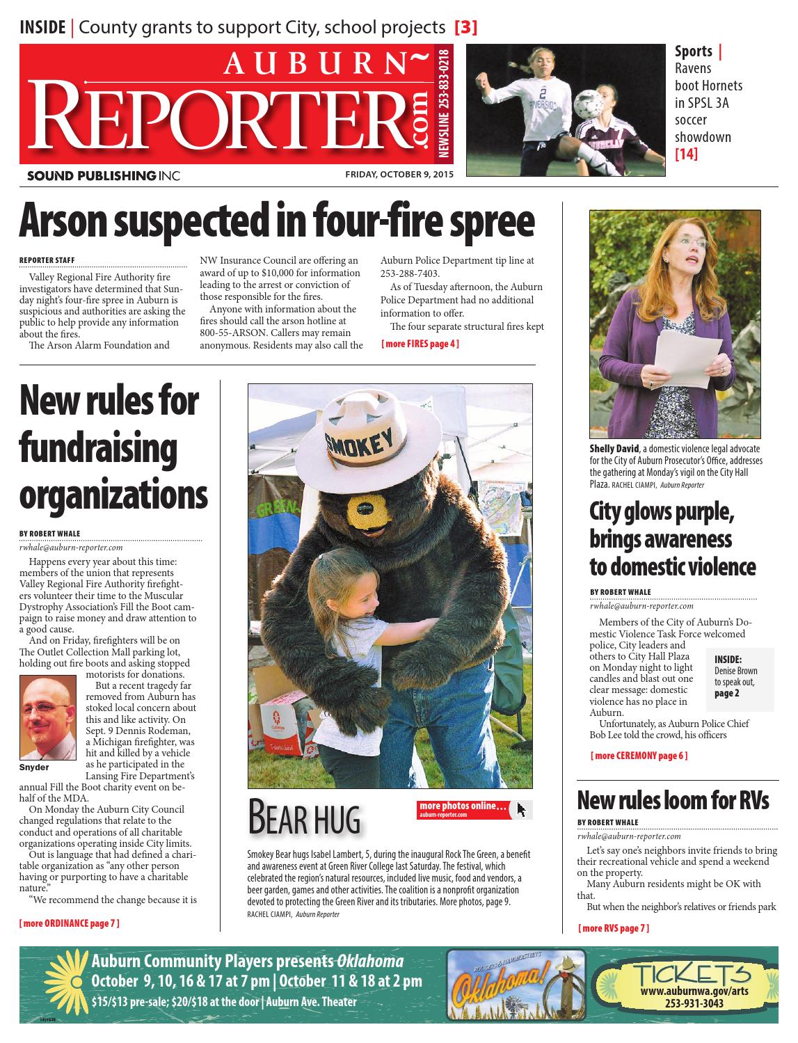 Auburn Reporter, October 09, 2015 by photo
