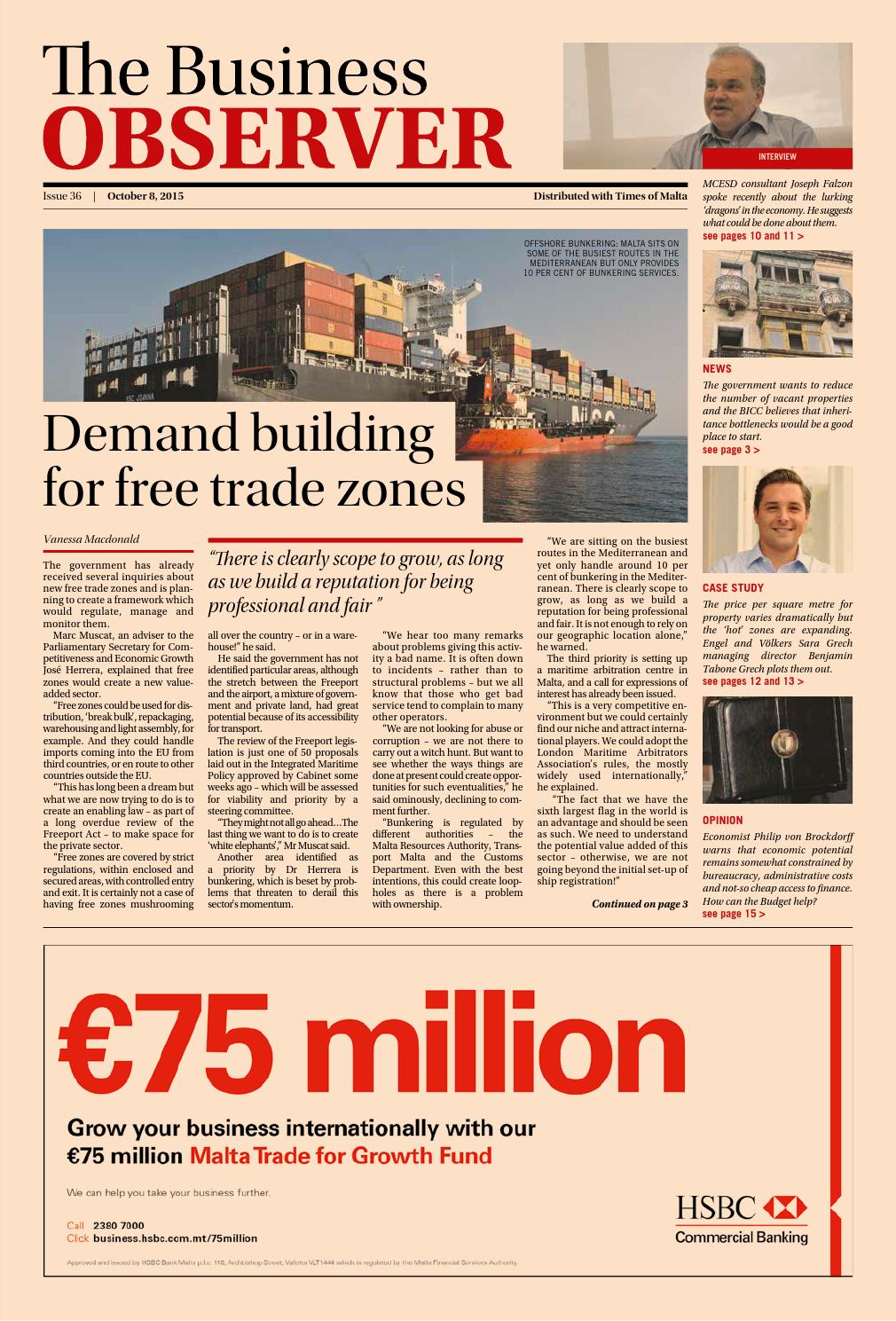 The Business Observer Newspaper 8th October Issue by Content House