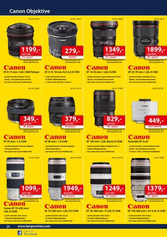 Foto Lamprechter 灯饰目录 · Lamprechter Werbekatalog 第 20 页