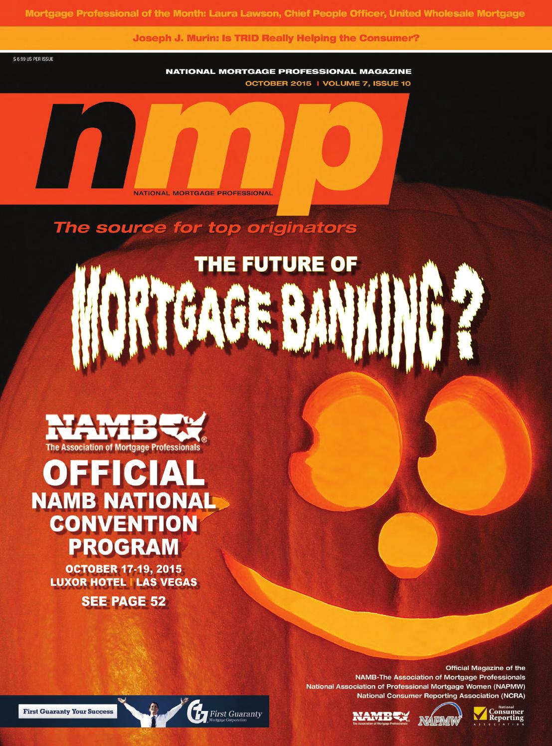 National Mortgage Professional Magazine October 2015 by United Sports