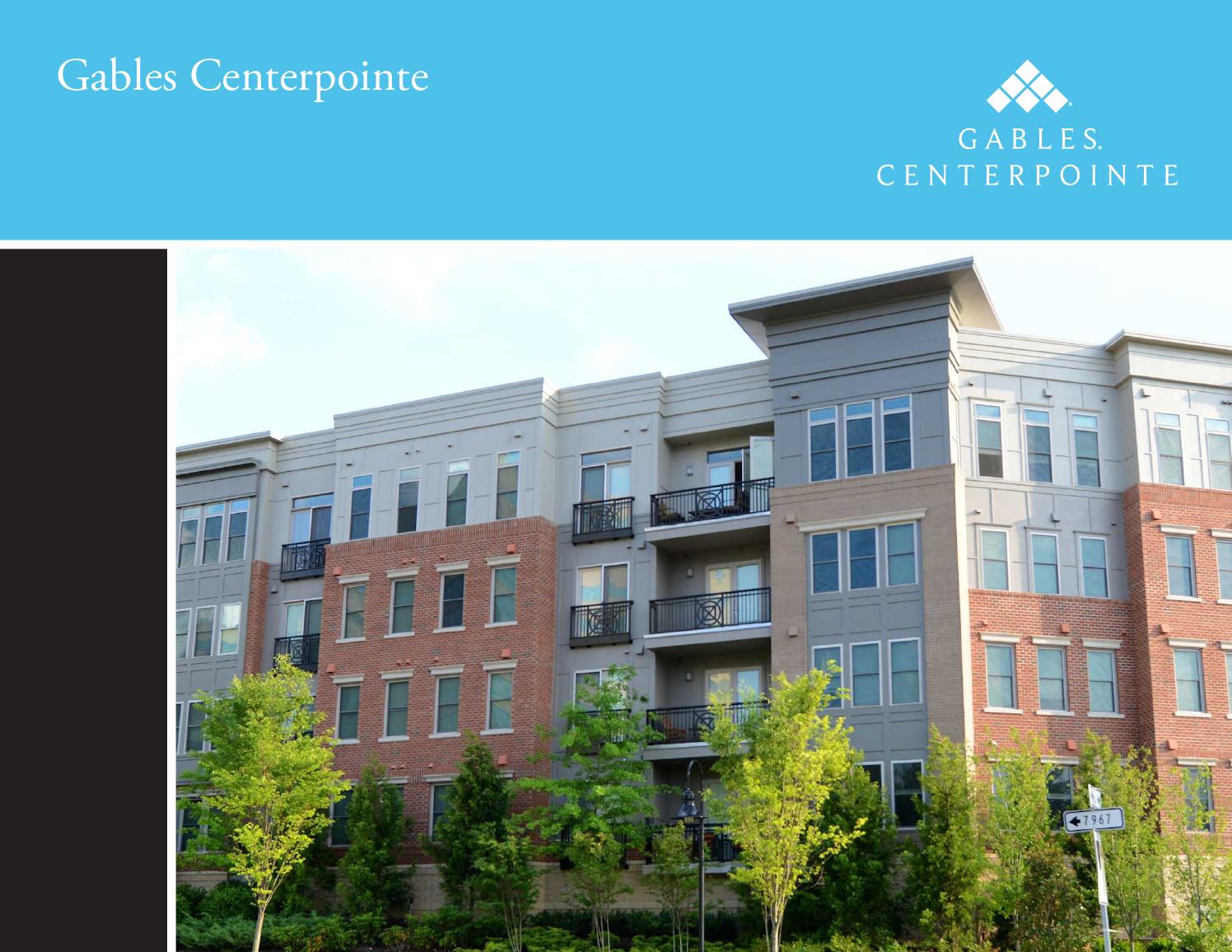 Gables Centerpointe EBrochure by Gables Residential Issuu