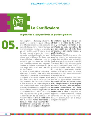 Sello Unicef - Municipio aprobado 第 24 页