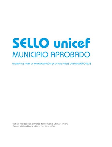 Sello Unicef - Municipio aprobado 第 3 页