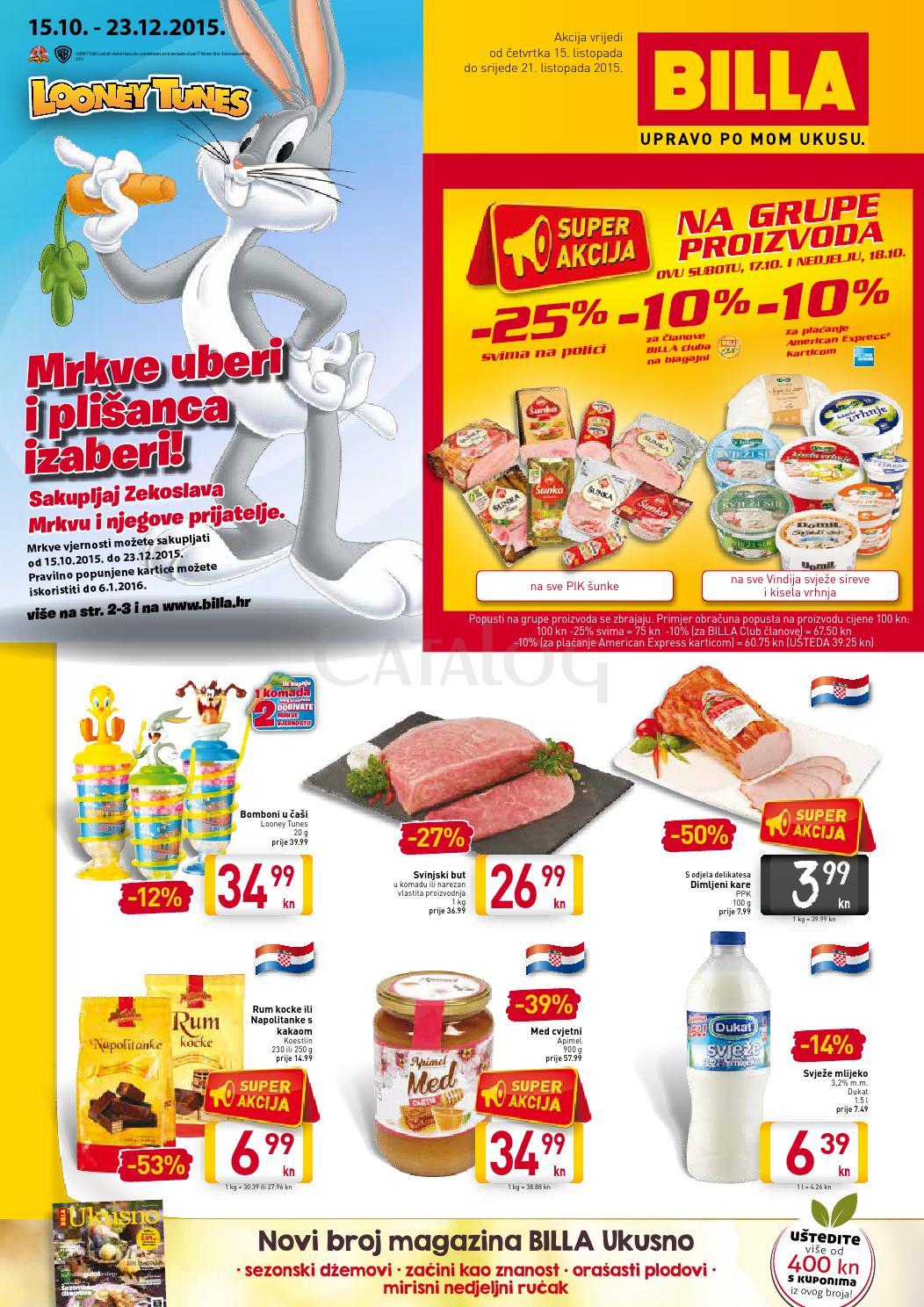 Billa katalog akcija od 15.23.10.2015. by Catalog.hr Issuu