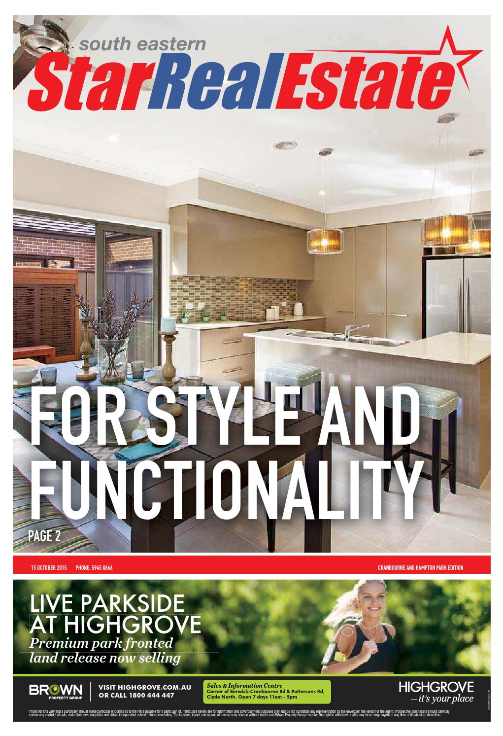 South Eastern Star Real Estate Cranbourne 15th October 2015 by Star