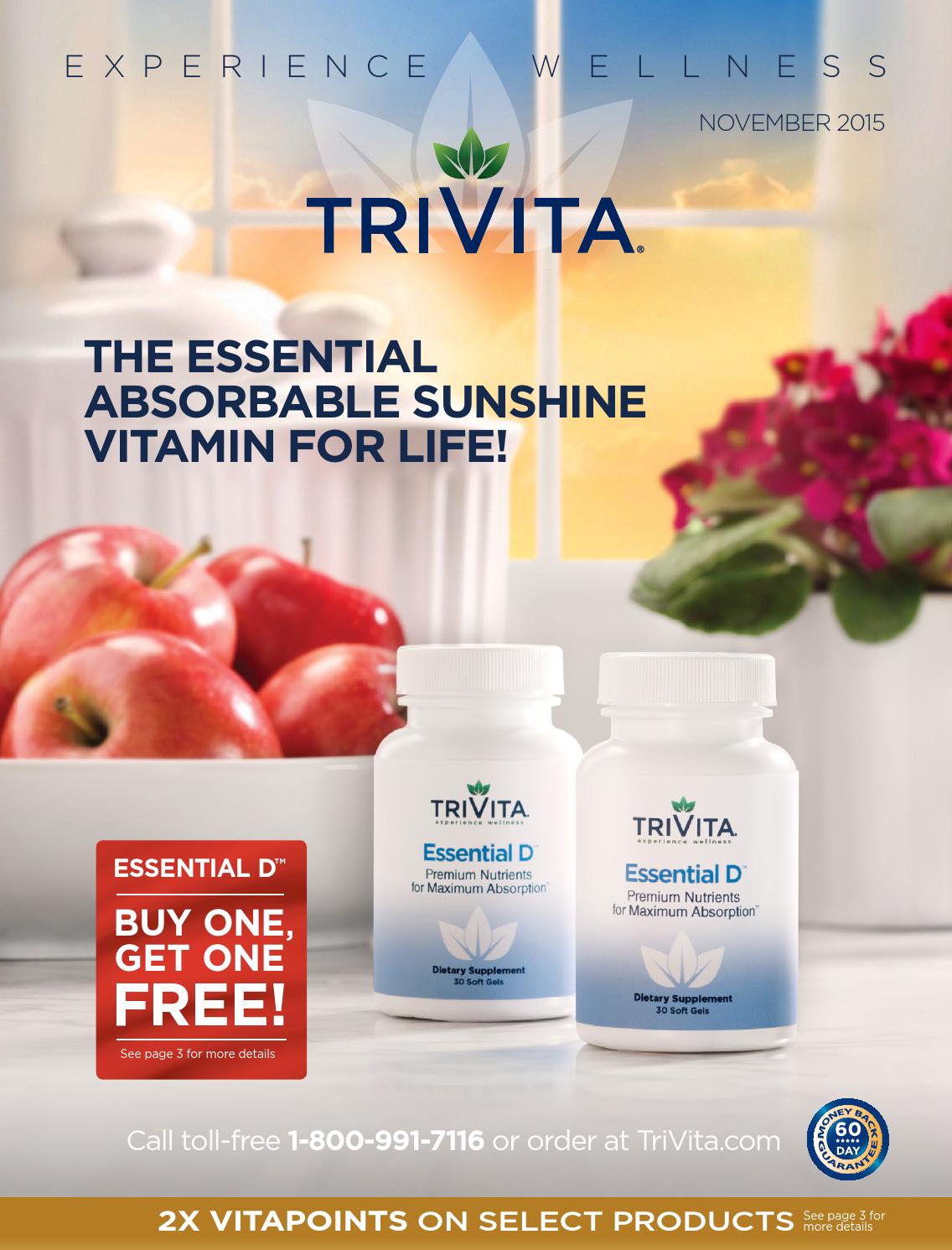 TriVita Catalog November 2015 US by TriVita Issuu