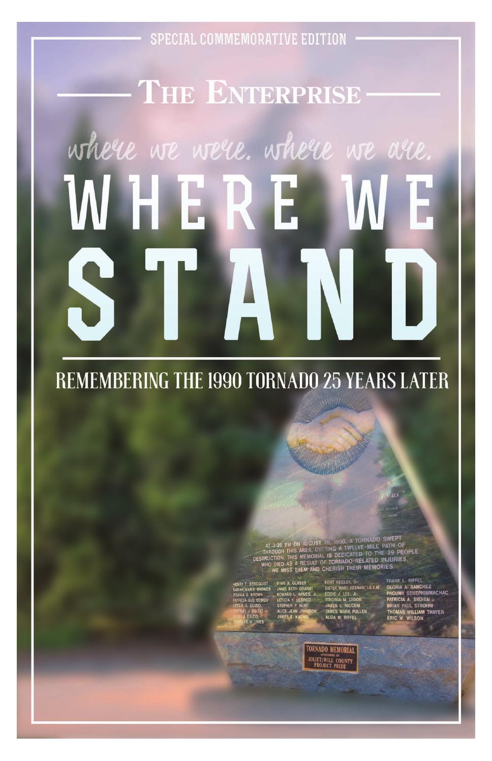 Where We Stand 25th Anniversary of the Plainfield, IL Tornado 082815
