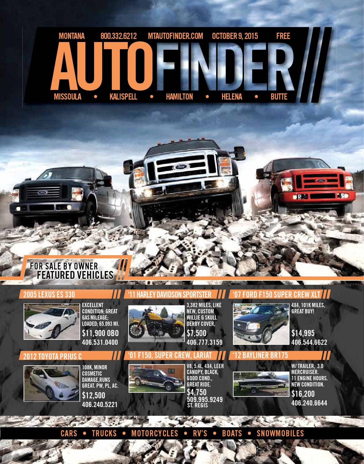 Autofinder October 9, 2015 by Missoulian - Issuu