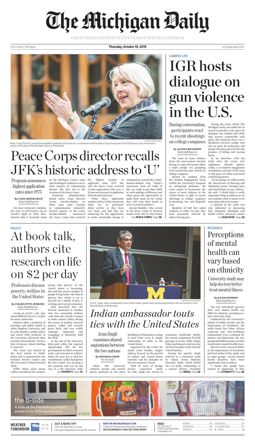 2015-10-15 by The Michigan Daily