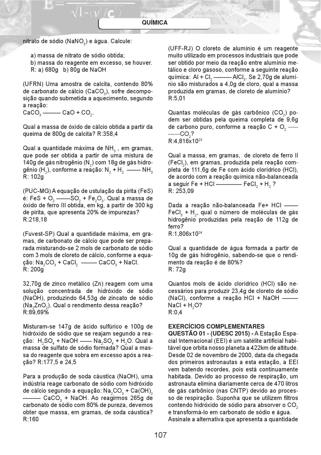 Uff Rj O Cloreto De Aluminio é Um Reagente