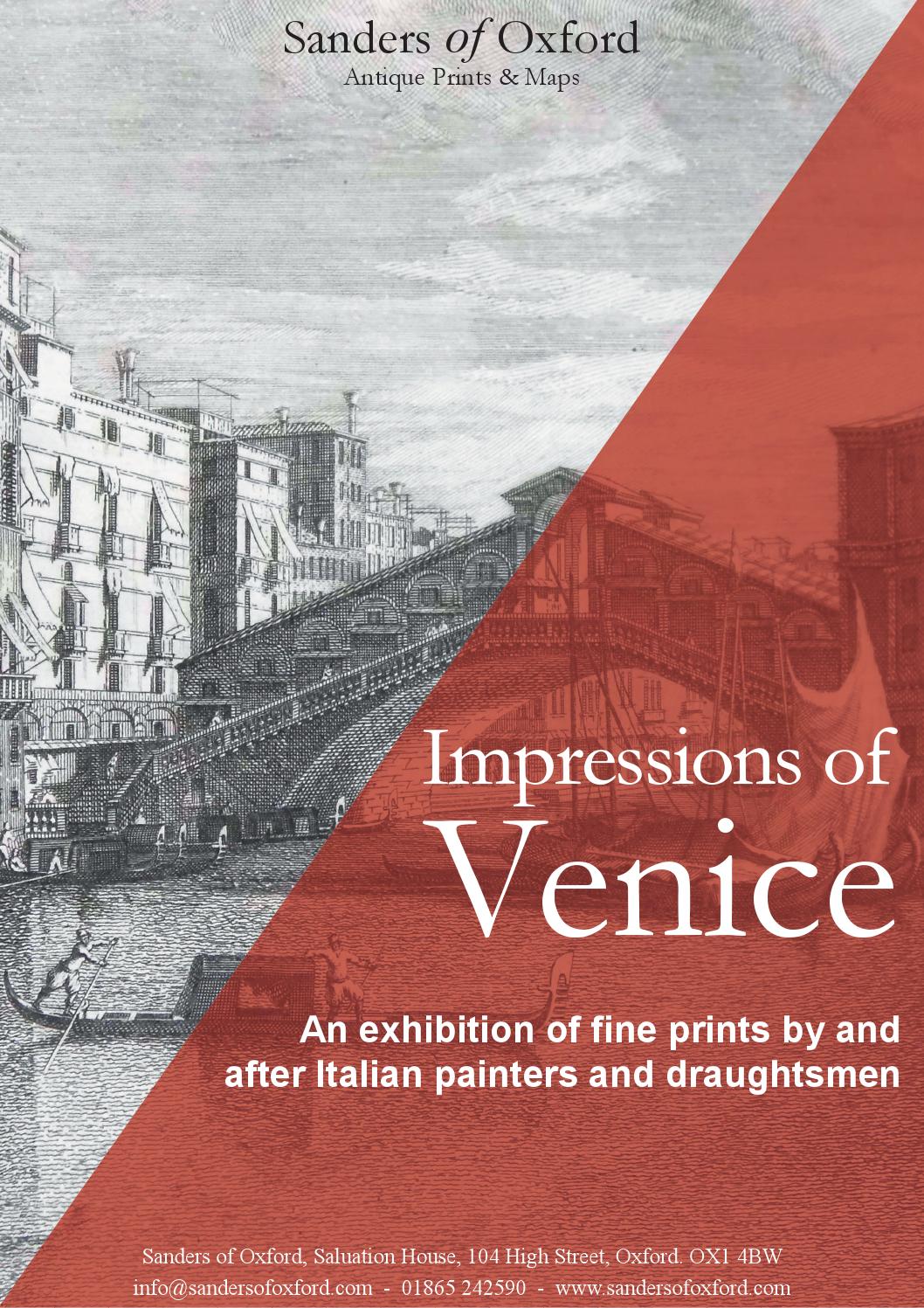 Impressions of Venice by Sanders of Oxford, Antique Prints & Maps Issuu